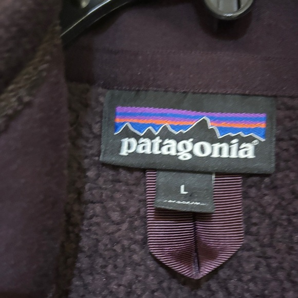 Patagonia Dark/ burgundy Fleece Pullover - Picture 3 of 7